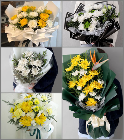贵州铜仁市松桃县迓驾镇青山村白事花束代送